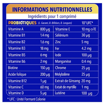 Bion 3 Énergie 50+ & Équilibre Intestinal 60 Comprimés