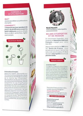 Superdiet Quatuor Beauté de la Peau Bio 20 Ampoules