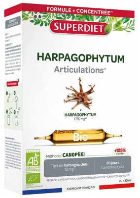 Superdiet Harpagophytum Organic 20 Ampułek