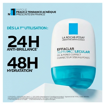 La Roche-Posay Effaclar Supramolecular Correcteur Sébum & Pores Gel Frais Matifiant Hydratant 40 ml