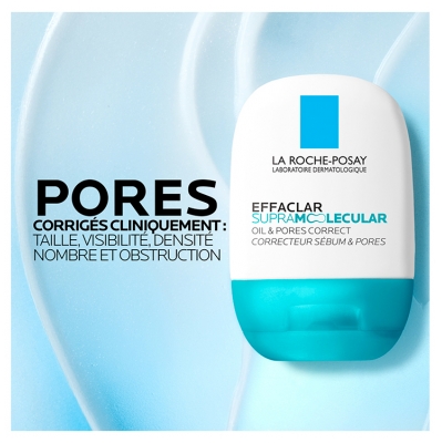 La Roche-Posay Effaclar Supramolecular Correcteur Sébum & Pores Gel Frais Matifiant Hydratant 40 ml