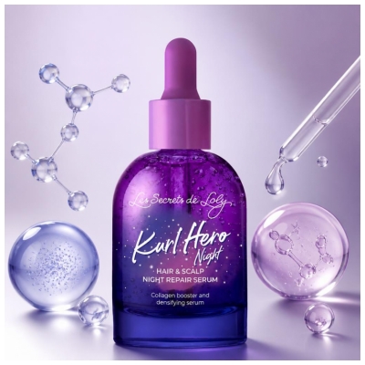 Les Secrets de Loly Kurl Hero Night Sérum Réparateur Nocturne 50 ml