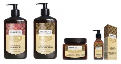 Arganicare Huile de Ricin Routine Croissance et Fortification Capillaire
