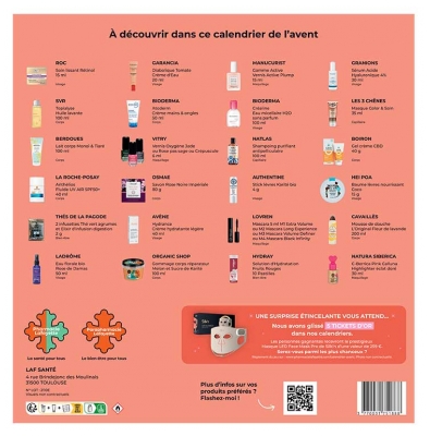 Pharmacie Lafayette Calendrier de l'Avent