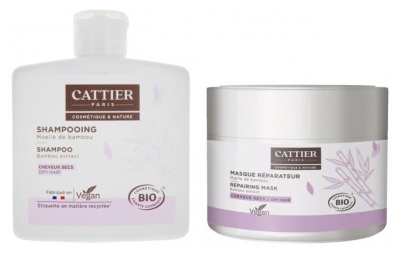 Cattier Routine Cheveux Secs Moelle de Bambou