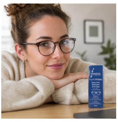 Laboratoire Innoxa Hydravision 2-in-1 Spray Tīrīšanas un pretaizvīšanas līdzeklis 30 ml