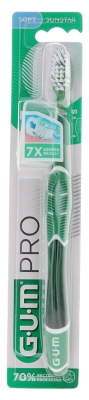 GUM Brosse à Dents Technique Pro Souple 525 - Couleur : Vert