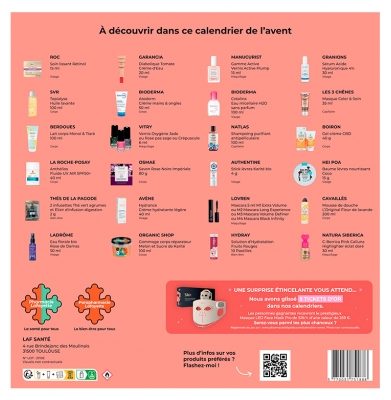 Pharmacie Lafayette Calendrier de l'Avent