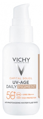 Vichy Capital Soleil UV-Age Daily Pigment Getöntes Fluid gegen Lichtalterung SPF50+ 40 ml