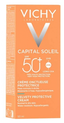 Vichy Capital Soleil Kreminė apsauga nuo saulės SPF50+ 50 ml