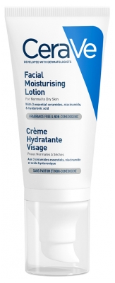 CeraVe Cremă Hidratantă Față 52 ml + Cremă de Curățare Hidratantă 88 ml + Șosete Oferite