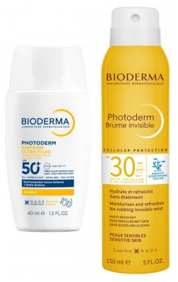 Bioderma Photoderm Routine XDefense Ultra-Fluid SPF50+ 40 ml + Brume Invisible SPF30 150 ml