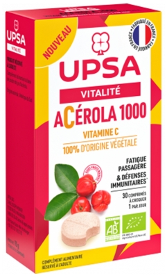 UPSA Acerola 1000 Organic 30 Kauwtabletten
