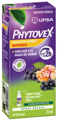 UPSA Phytovex Maux de Gorge Intenses Spray Buccaal 30 ml