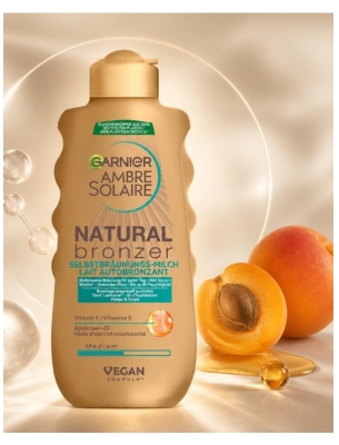 Garnier Ambre Solaire Natural Bronzer Selvbruner Mælk 175 ml