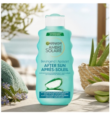 Garnier Ambre Solaire Rauhoittava Aurinkovoide Jälkihoito 24H 175 ml
