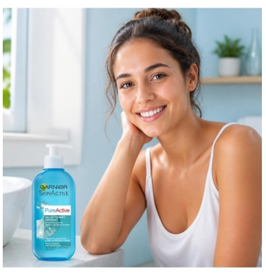 Garnier PureActive Reinigende Gel Anti Smetten 200 ml