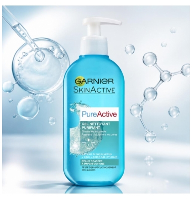 Garnier PureActive Reinigende Gel Anti Smetten 200 ml