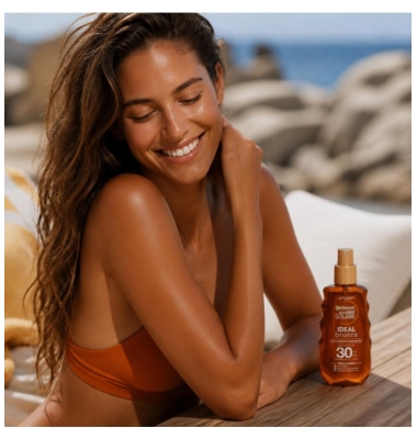 Garnier Ambre Solaire Ideal Bronze Ochranný Olej SPF30 150 ml