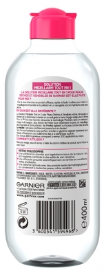 Garnier SkinActive Alt-i-én Micellar Water til Tør og Følsom Hud 400 ml