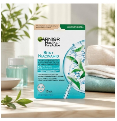 Garnier PureActive BHA + Niacinamid Anti-Imperfection Tissue Mask 23 ml