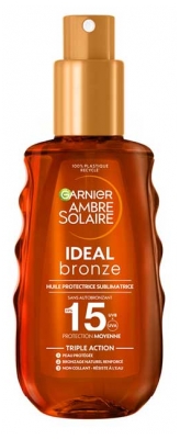 Garnier Ambre Solaire Ideal Bronze Sublimating Protective Oil SPF15 150 ml