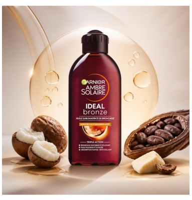 Garnier Ambre Solaire Ideal Bronze Kaunistava Rusketusöljy 200 ml