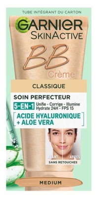 Garnier SkinActive BB Cream 5in1 Pflegendes Perfektionsfluid SPF15 50 ml - Farbton: Medium