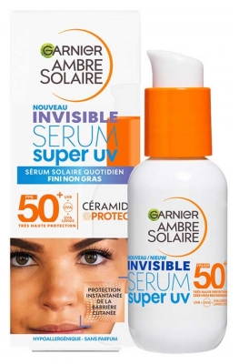 Garnier Ambre Solaire Invisible Super UV SPF50+ Serums 30 ml