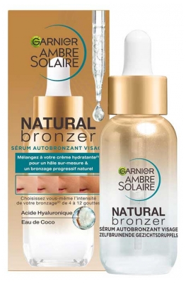Garnier Ambre Solaire Natural Bronzer Sérum Autobronzant Visage 30 ml