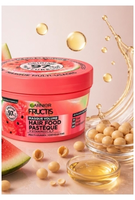Garnier Fructis Hair Food Pepene Verde Mască Volum 320 ml