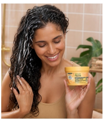 Garnier Fructis Hair Food Cacao Butter Nutrition Mask kiharoille 320 ml