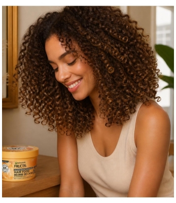 Garnier Fructis Hair Food Cacao Butter Nutrition Mask kiharoille 320 ml