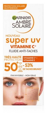 Garnier Ambre Solaire Super UV C Vitamīna Fluīds Pret Pigmenta Plankumiem SPF50+ 40 ml