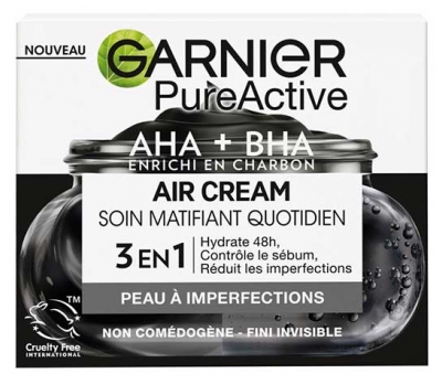 Garnier PureActive Air Cream Soin Matifiant Quotidien 3en1 50 ml