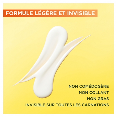 Garnier SkinActive Vitamine C Fluide Anti-UV Quotidien Anti-Taches Invisible SPF50+ 40 ml