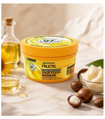 Garnier Fructis Hair Food Banana barojošā maska 320 ml