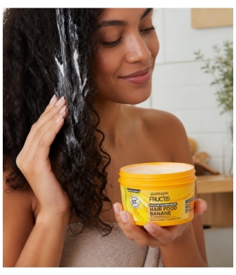 Garnier Fructis Mascarilla Nutritiva Banane Hair Food 320 ml