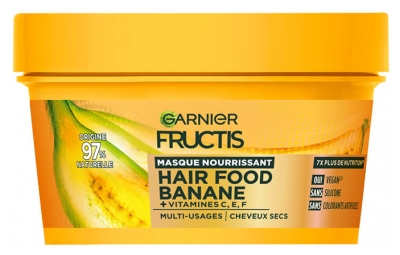 Garnier Fructis Mascarilla Nutritiva Banane Hair Food 320 ml