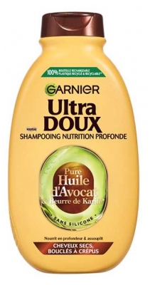 Garnier Ultra Delikatny Szampon Głęboko Odżywiający do Włosów Kręconych i Puszących Się 400 ml