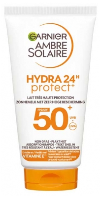 Lapte Garnier Ambre Solaire Hydra 24H Protect SPF50+ 50 ml