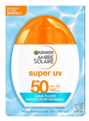 Garnier Ambre Solaire Super UV Aqua Fluid Protector Invizibil SPF50 40 ml