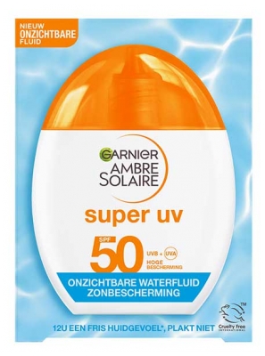 Garnier Ambre Solaire Super UV Aqua Fluid Protector Invizibil SPF50 40 ml