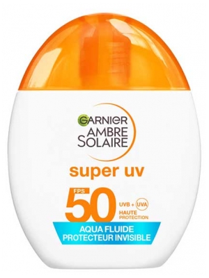 Garnier Ambre Solaire Super UV Aqua Fluid Protector Invizibil SPF50 40 ml