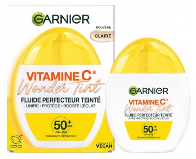 Garnier SkinActive Vitamina C Fluid Perfectator Colorat Wonder Tint SPF50+ 40 ml
