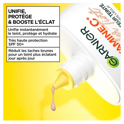 Garnier SkinActive Vitamine C Fluide Perfecteur Teinté Wonder Tint SPF50+ 40 ml