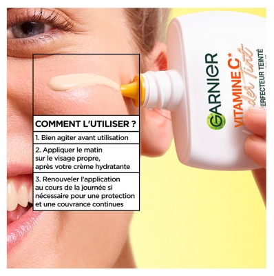 Garnier SkinActive Vitamine C Fluide Perfecteur Teinté Wonder Tint SPF50+ 40 ml
