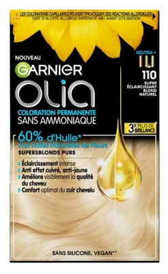 Garnier Olia Vopsea de Păr Permanentă Fără Amoniac 120 g - Culoare: 110 Blond natural super-deschis