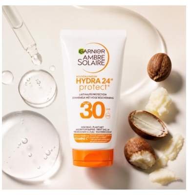 Garnier Ambre Solaire Hydra 24H Protect Milch LSF30 50 ml