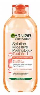 Garnier SkinActive Água Micelar Peeling Suave Tudo em 1 400 ml